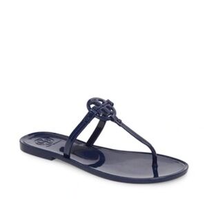 Tory Burch mini miller blue sandals